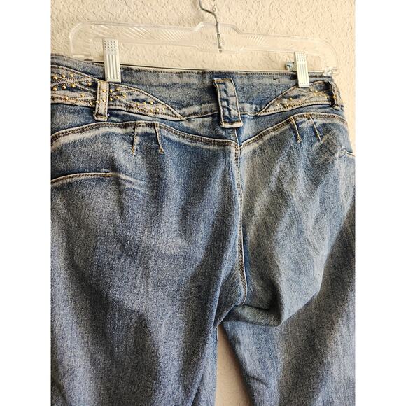 Classic Blue Sexy LightWash Straight Leg Denim Jeans 11 - Picture 8 of 11